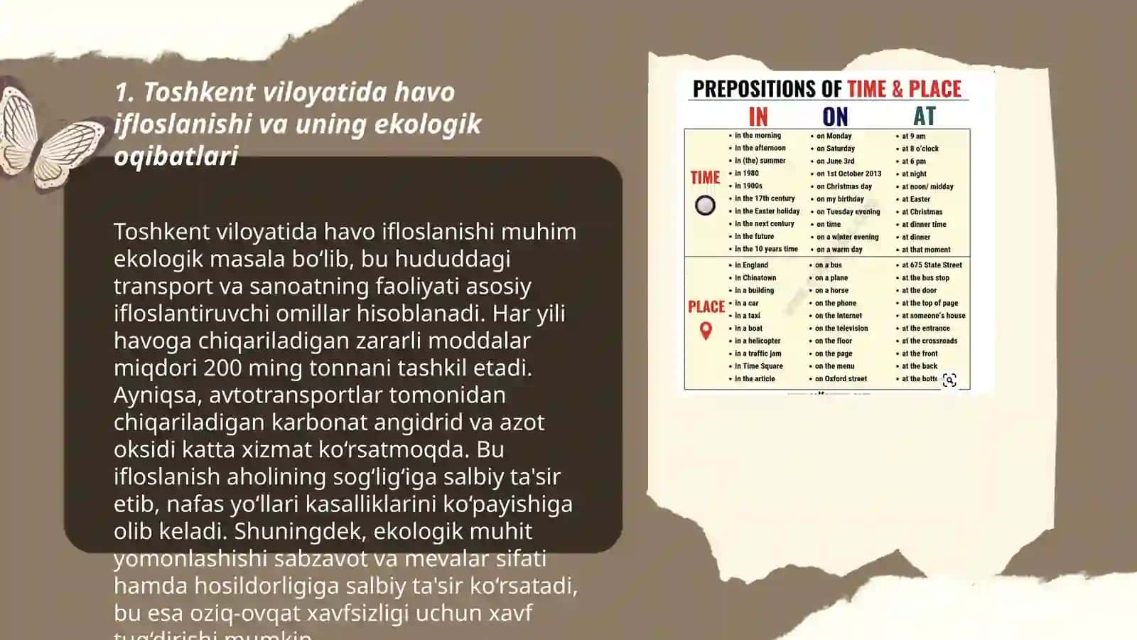 Oʻzbekistonda alohida viloyatlarda ekologik vaziyatlarni oʻrganish 3