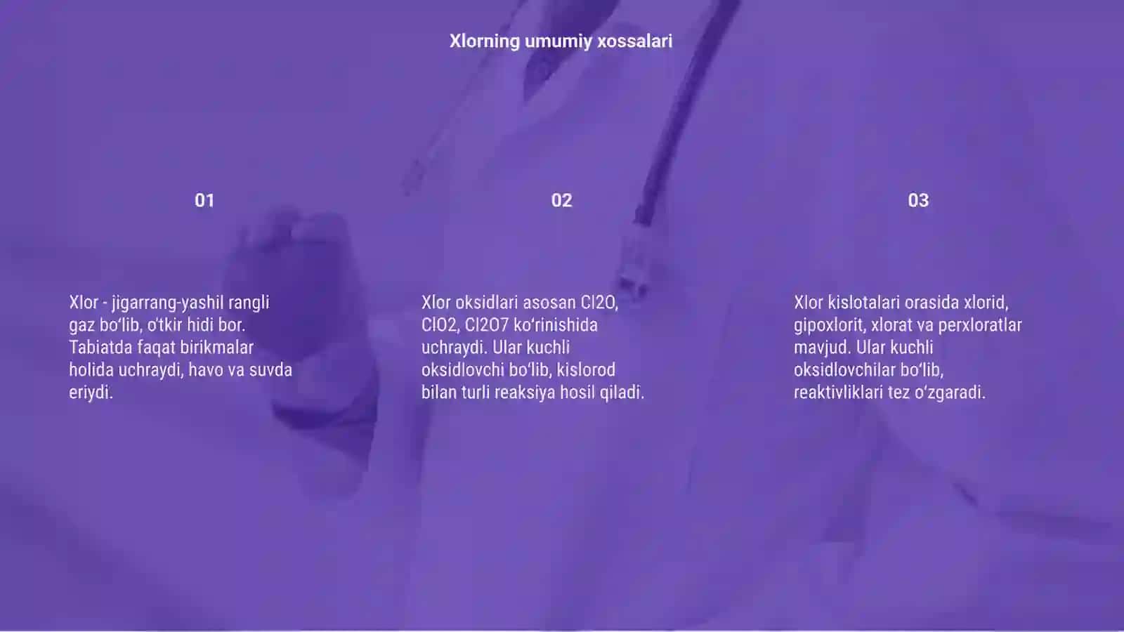 Xlorning oksidlari va kislotalari 3