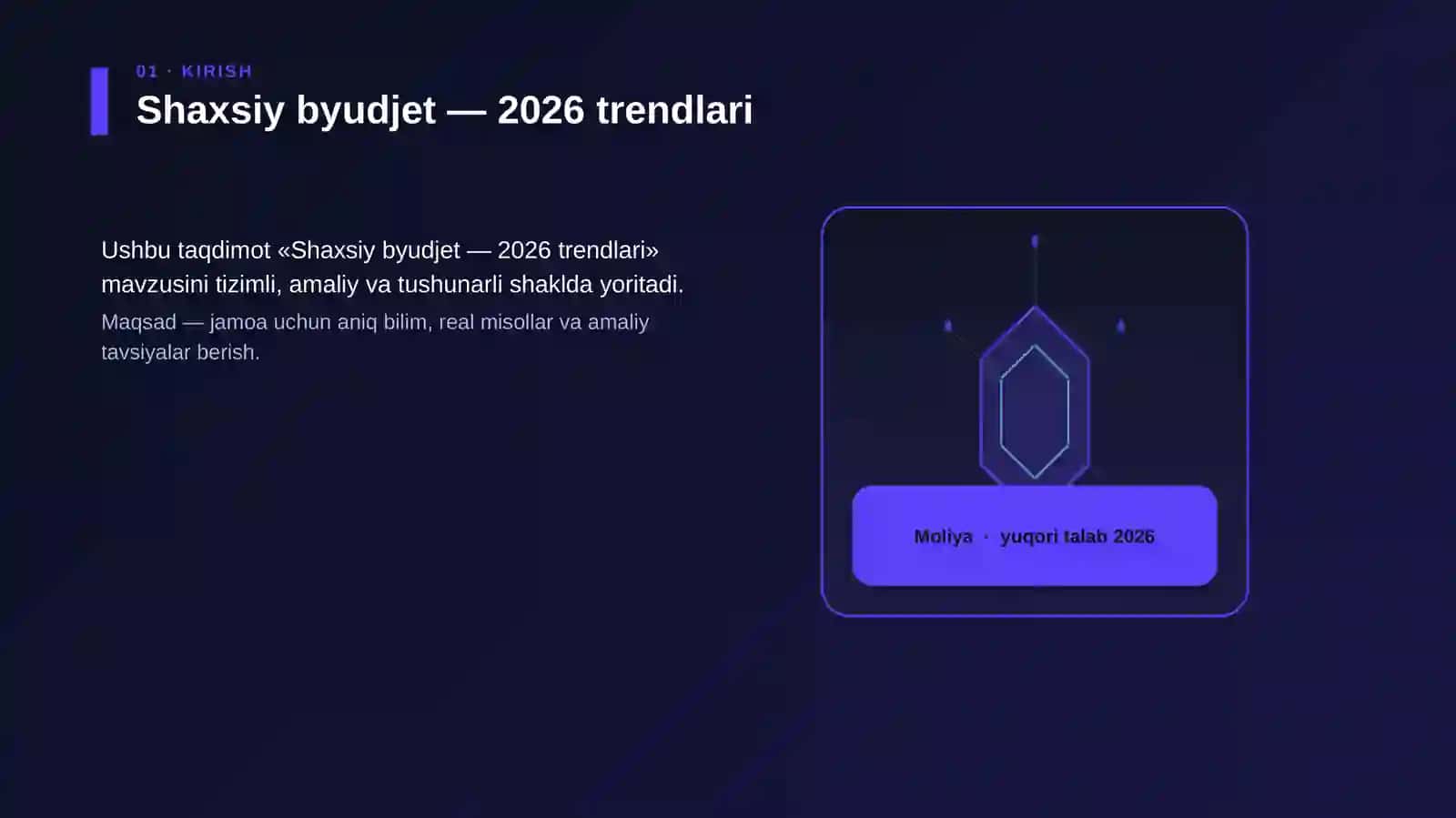 Shaxsiy byudjet — 2026 trendlari 3