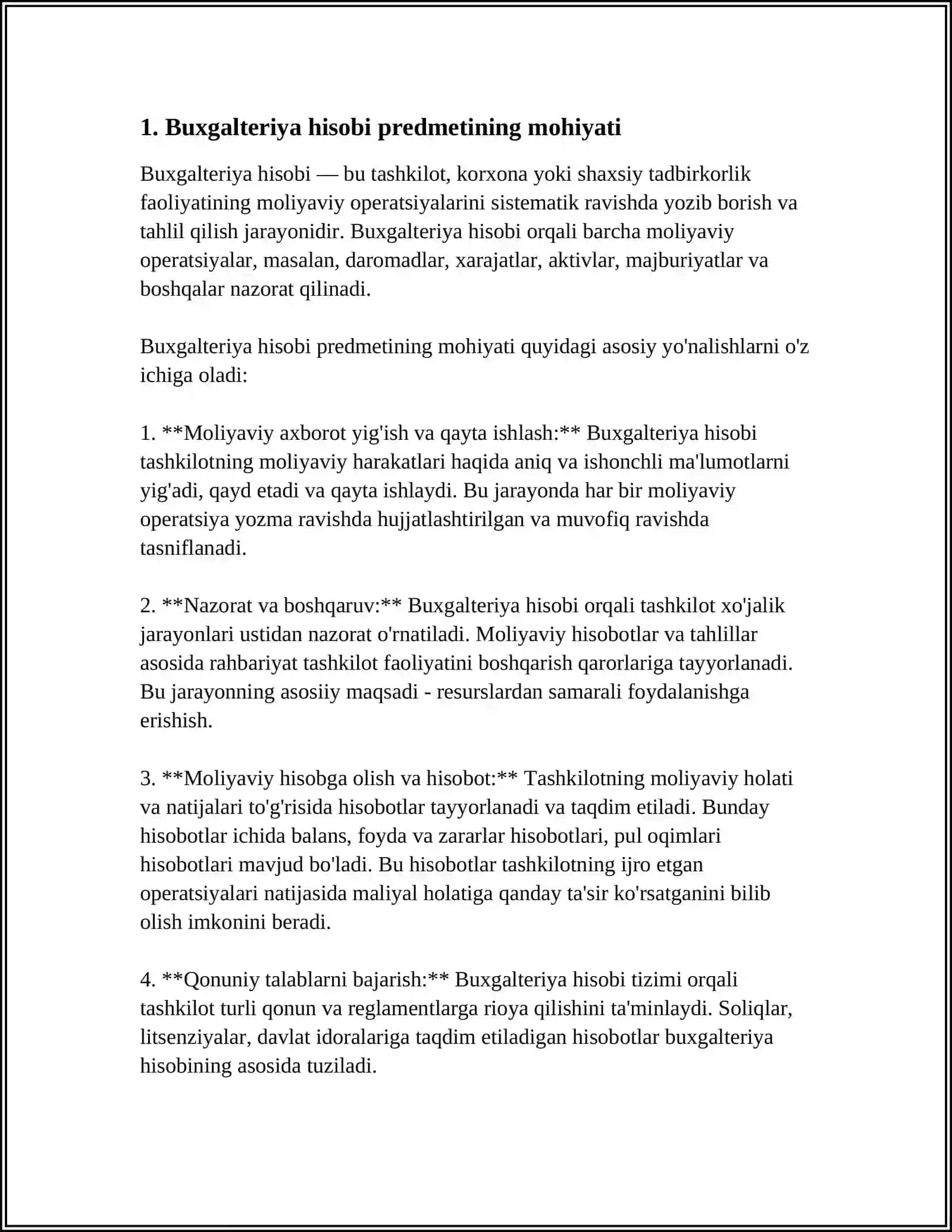 BUXGALTERIYA HISOBINING PREDMETI VA USULLARI 3