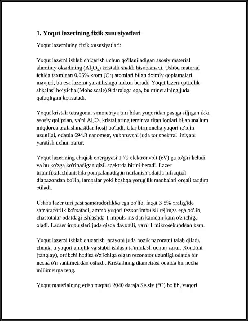 YOQUT LAZERI 3