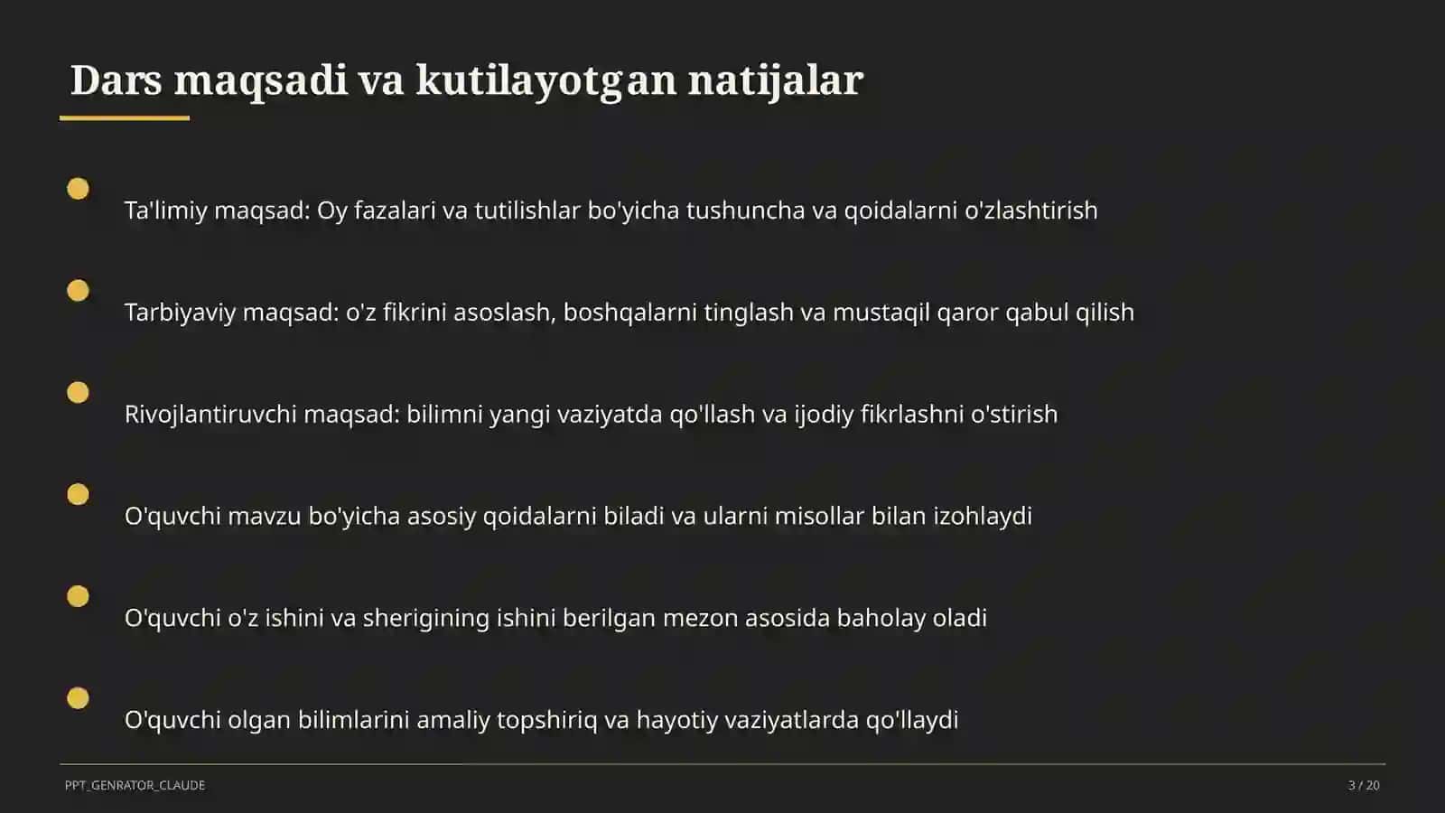 Oy fazalari va tutilishlar (9-sinf) 3