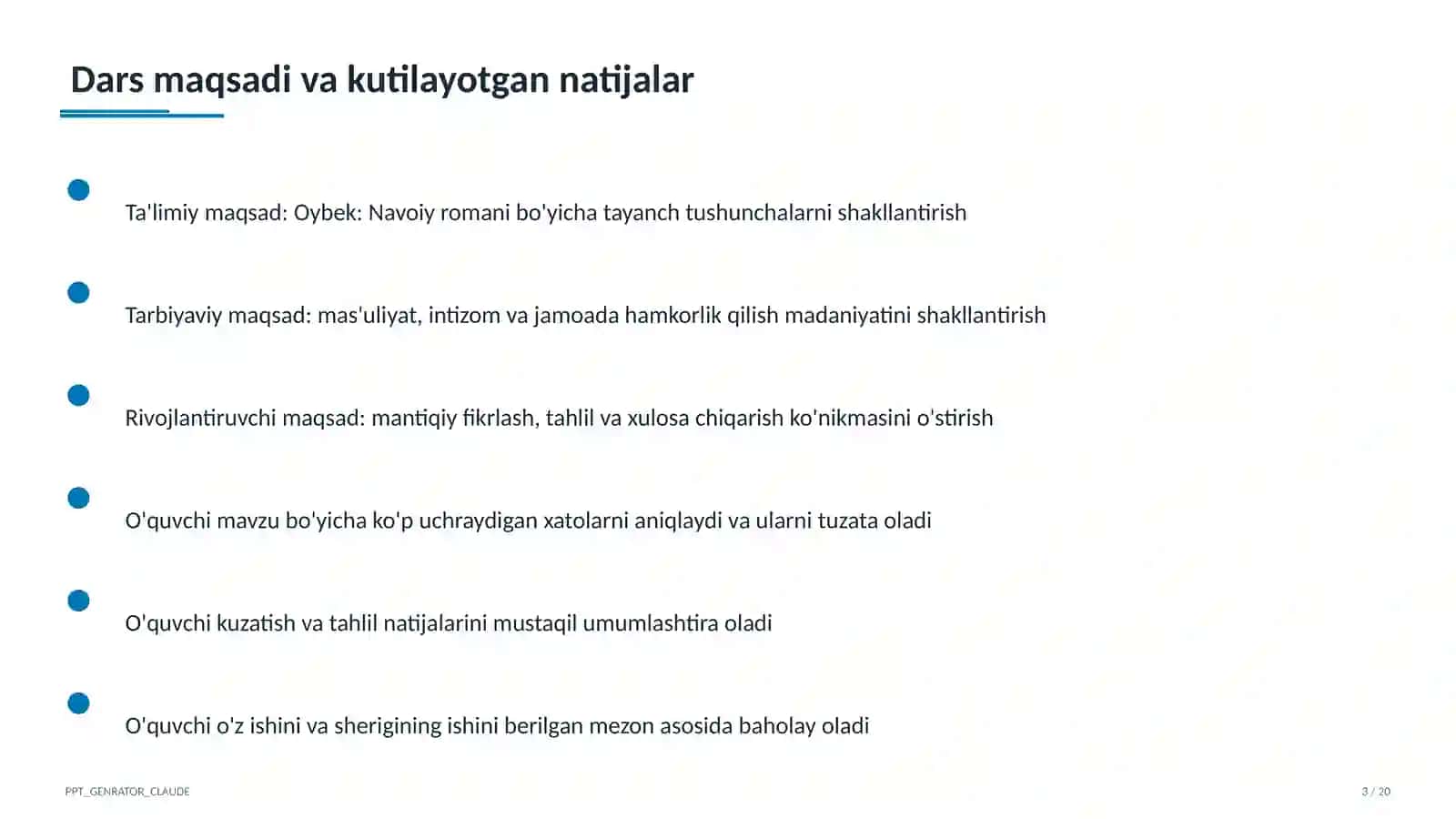 Oybek: Navoiy romani (10-sinf) 3