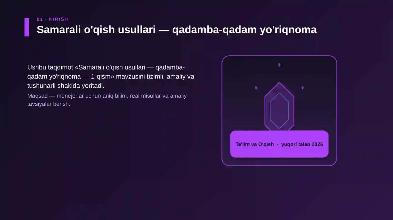 Samarali o'qish usullari — qadamba-qadam yo'riqnoma 3