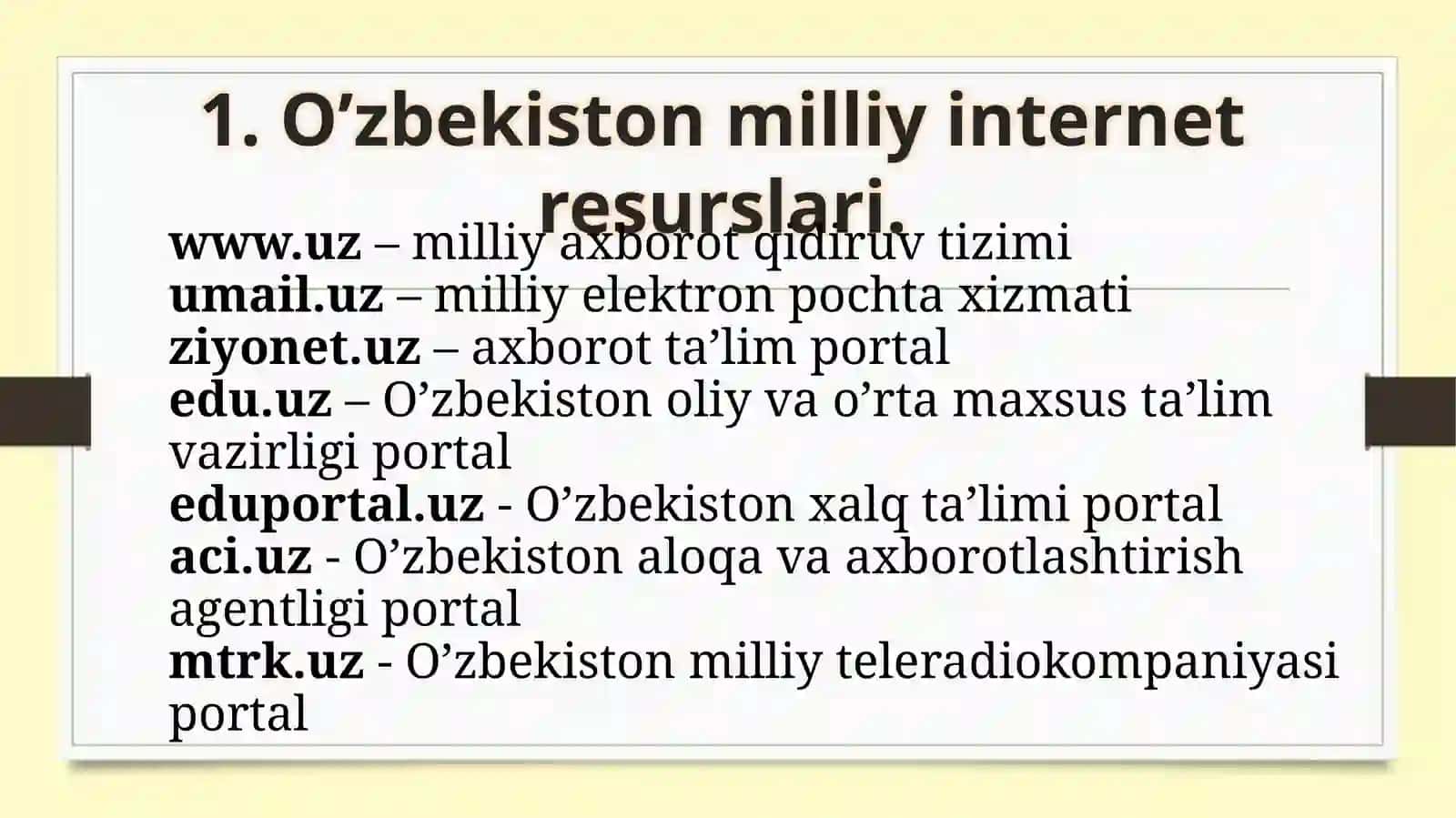 O’zbekiston milliy internet resurslari 3