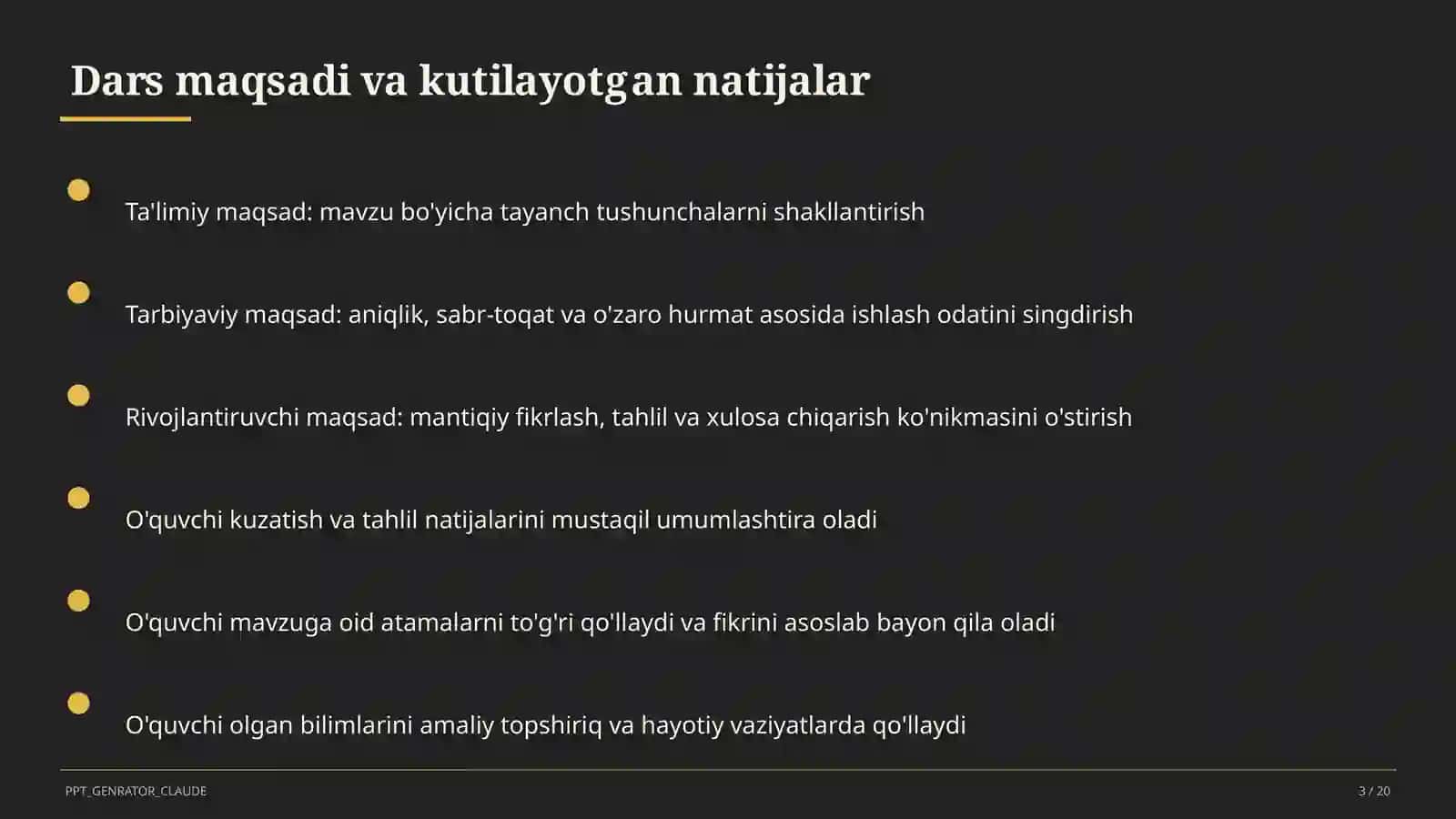Dolzarb mavzular — maktab va o'qituvchilar 3