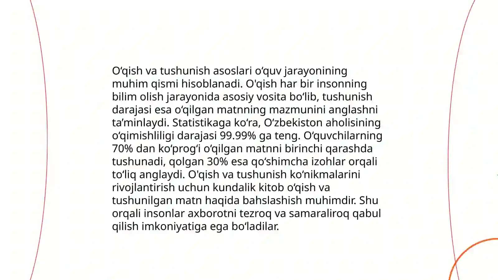 O'quvchilarda o'qib tushunish ko'nikmalarni shakllantirish mazmuni 3