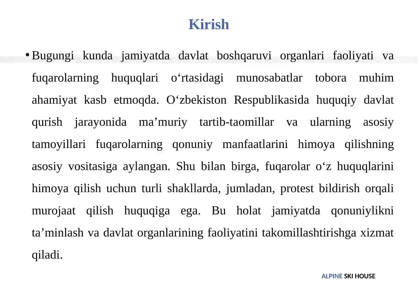 Tartib tamoyillar bilan bogʻliq protest 3