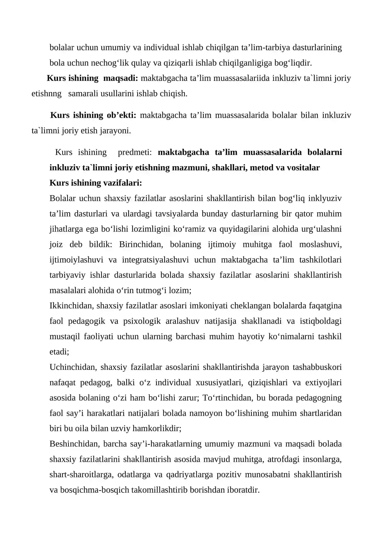 O‘ZBEKISTONDA INKLYUZIV TA’LIMGA MUHTOJ BO‘LGAN BOLALAR BILAN ISHLASh 3