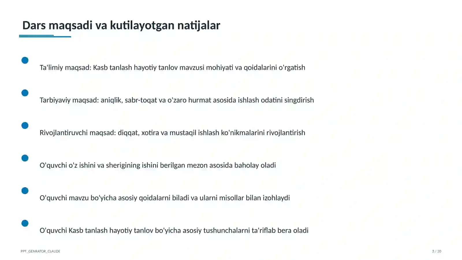 Kasb tanlash hayotiy tanlov (9-sinf) 3
