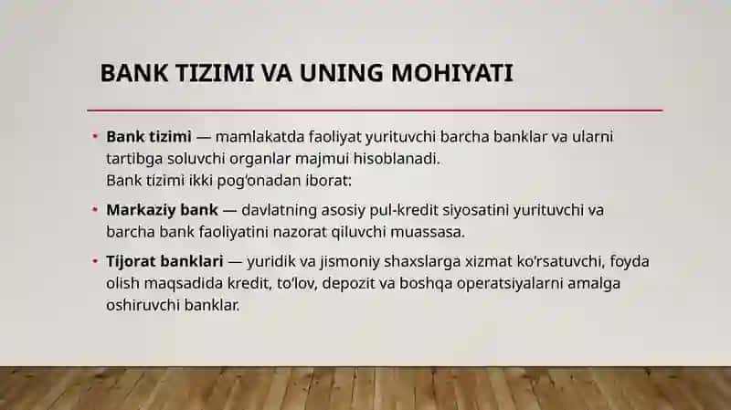 Banklarning kelib chiqishi va bank tizimi 3