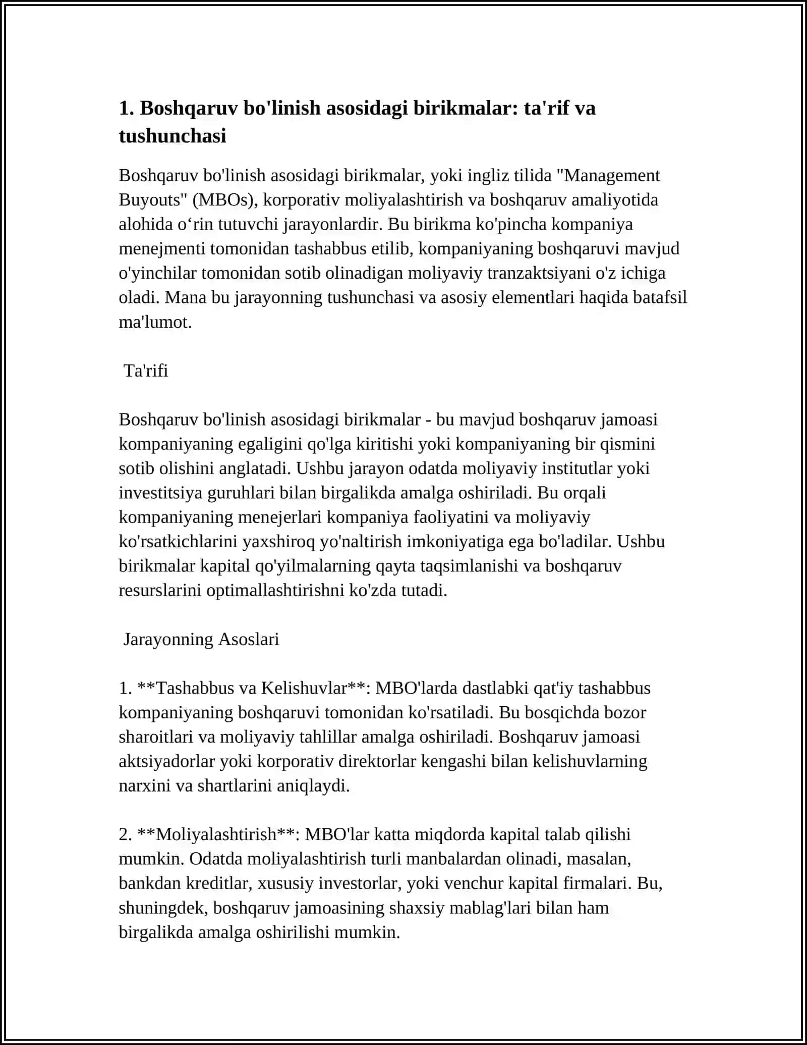 BOSHQARUV BOĢLANISH ASOSIDADAGI BIRIKMALAR 3