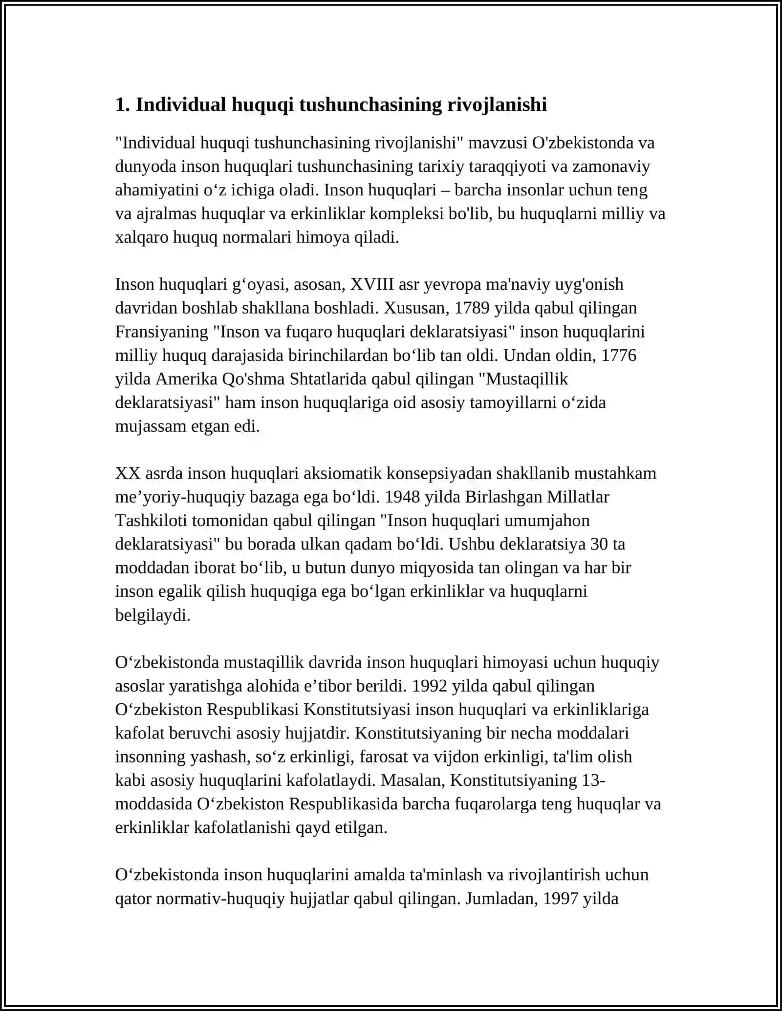 INSON INDIVIDUALLIGINING TURLI PSIXOLOGIK MAKTABLARDA OʻRGANILISHI 3
