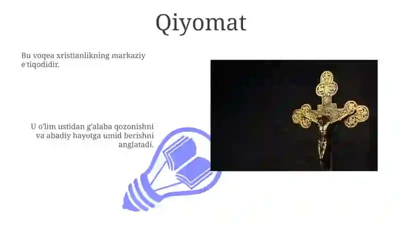 Hristianlikning asosiy aqidasi 3