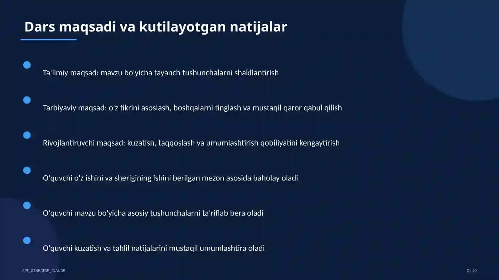 Trigonometrik ayniyatlar va formulalar (10-sinf) 3