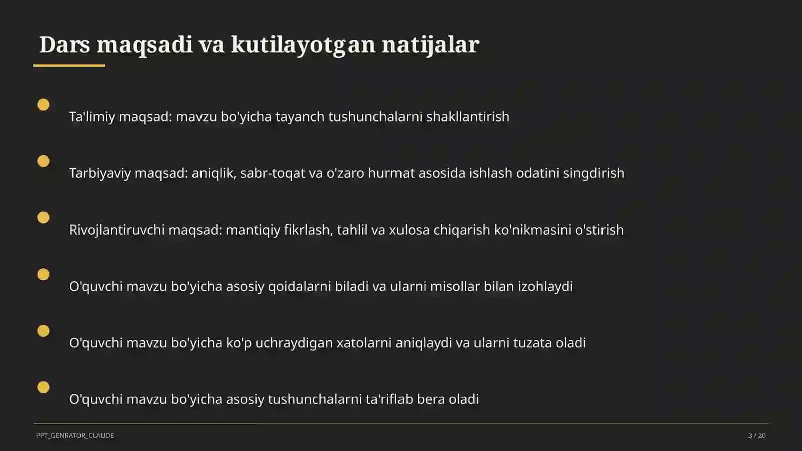 Sinf soati uchun 2026-2027 o'quv yili mavzulari: tarbiyaviy soatlarni rejalashtirish (2026) 3