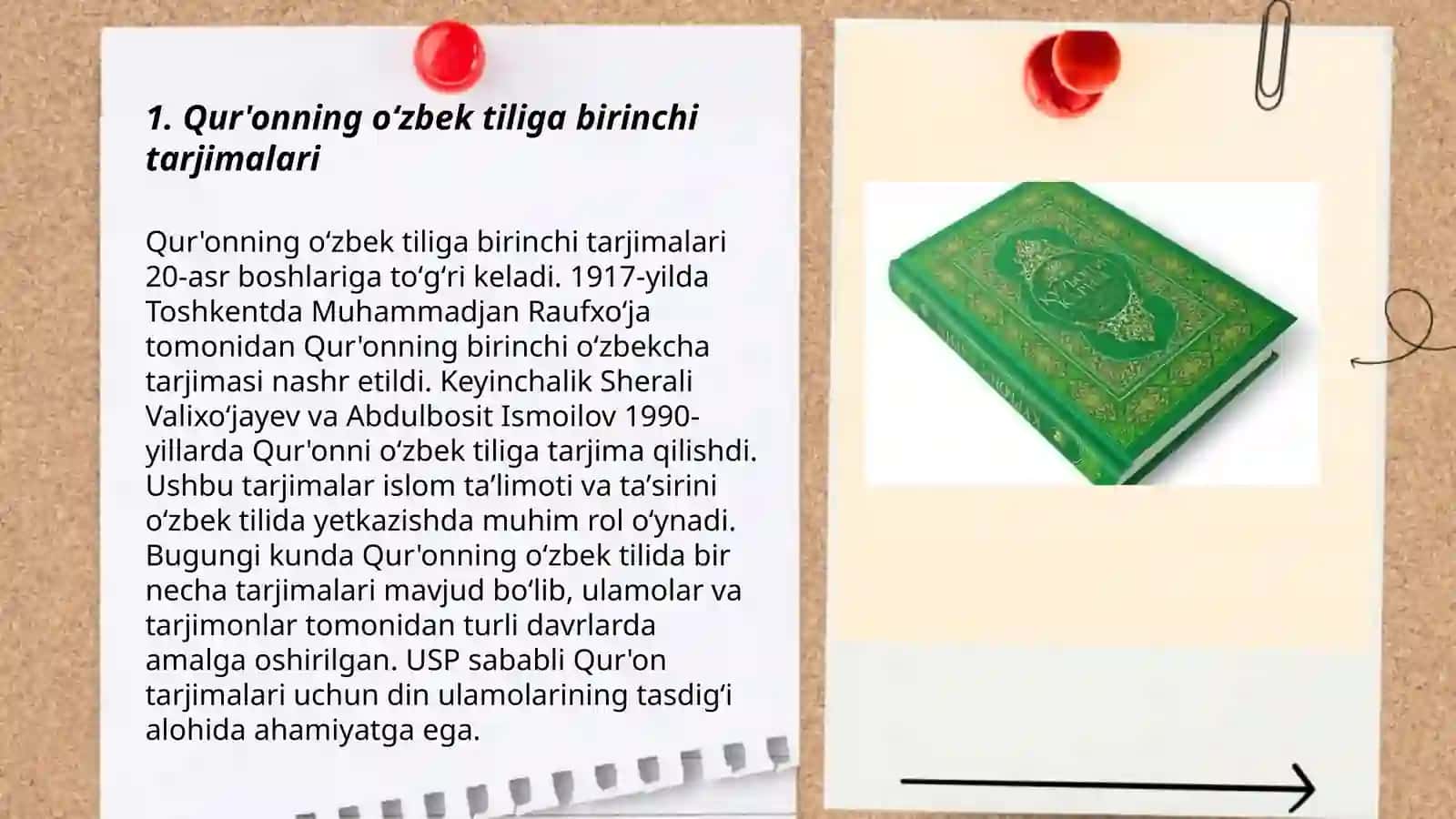 Mustaqillik yillarida Qur'onning oʻzbek tiliga tarjima qilinishi va tavsirlari 3