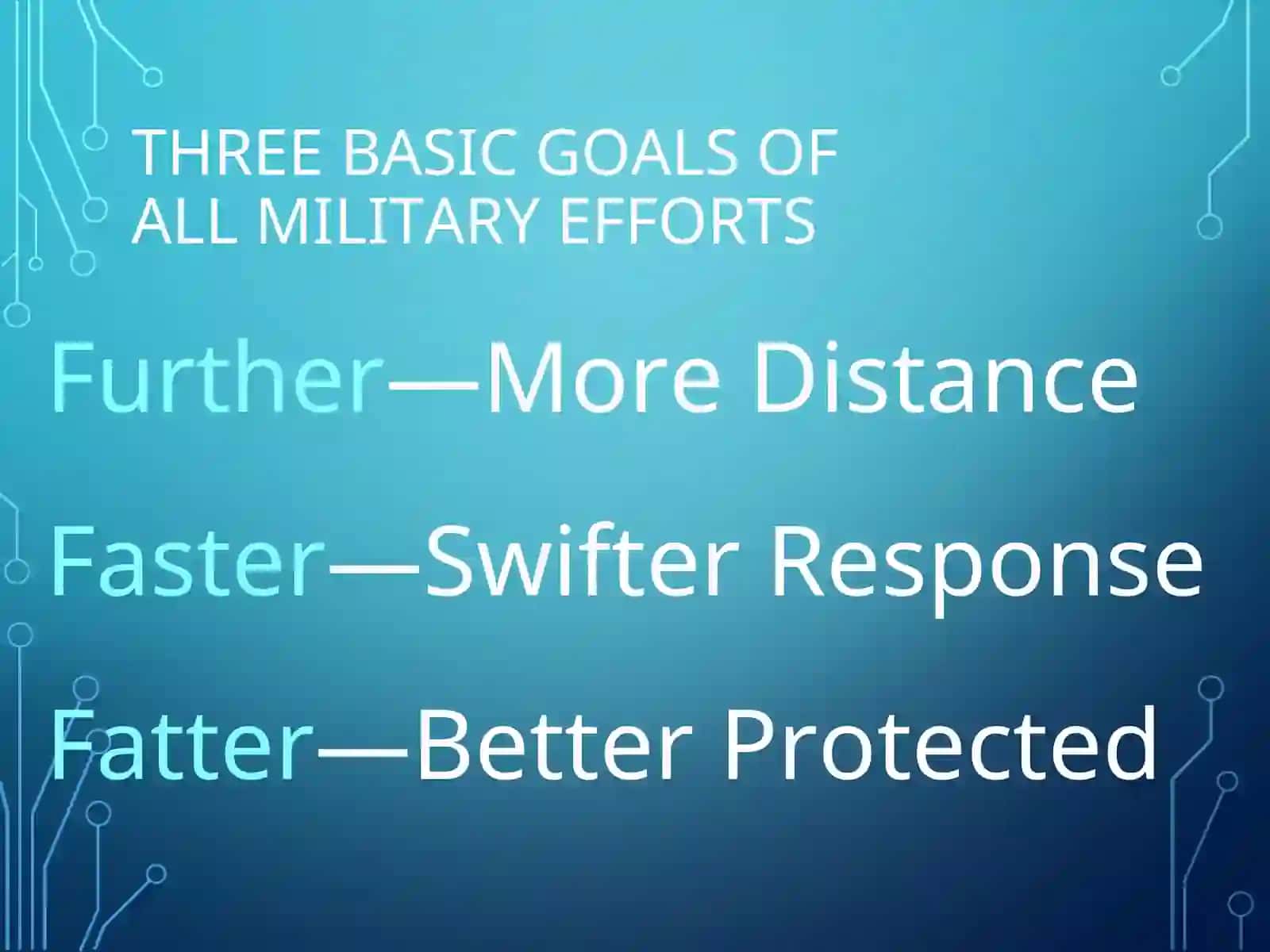 Military Technologies 3