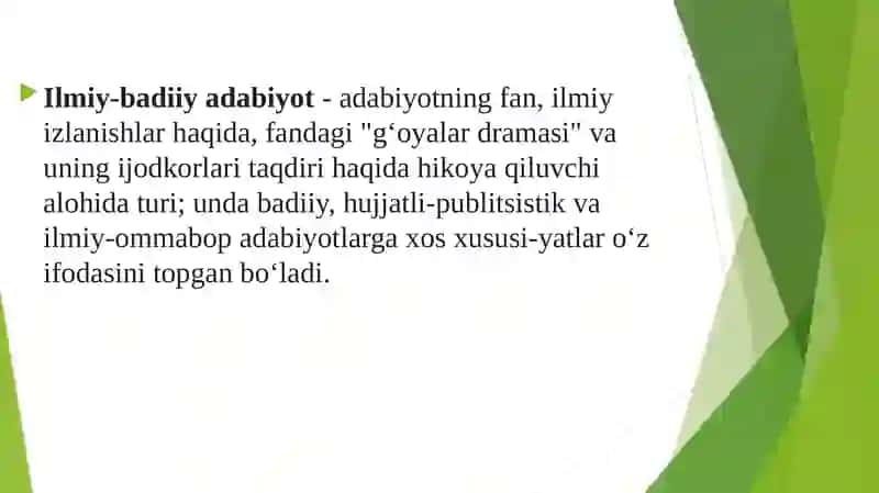 Badiiy adabiyotning jamiyat hayotidagi oʻrni va vazifalar 3