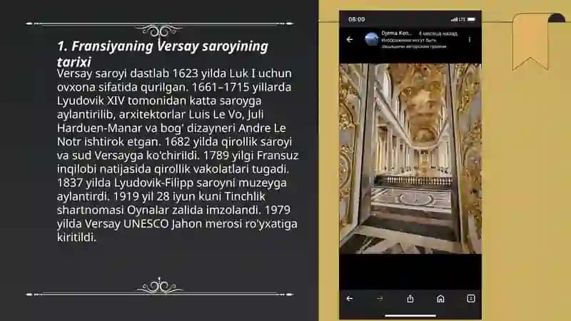 Fransiyaning Versay saroyi 3