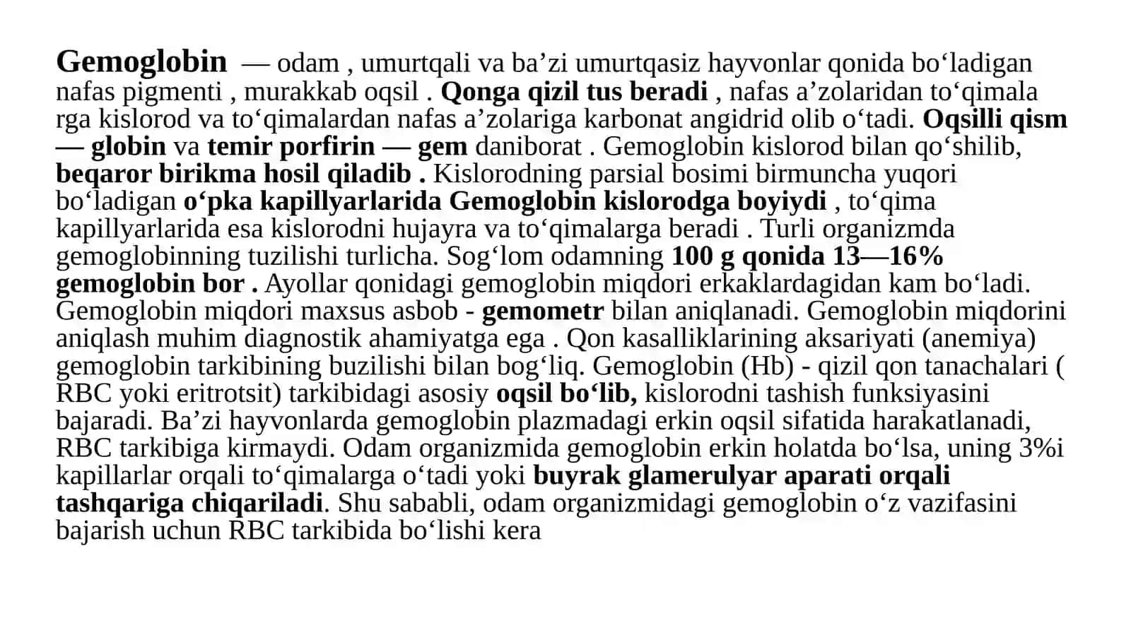 Fiziologiya Fanidan Tayyorlagan Mustaqil Ish 3