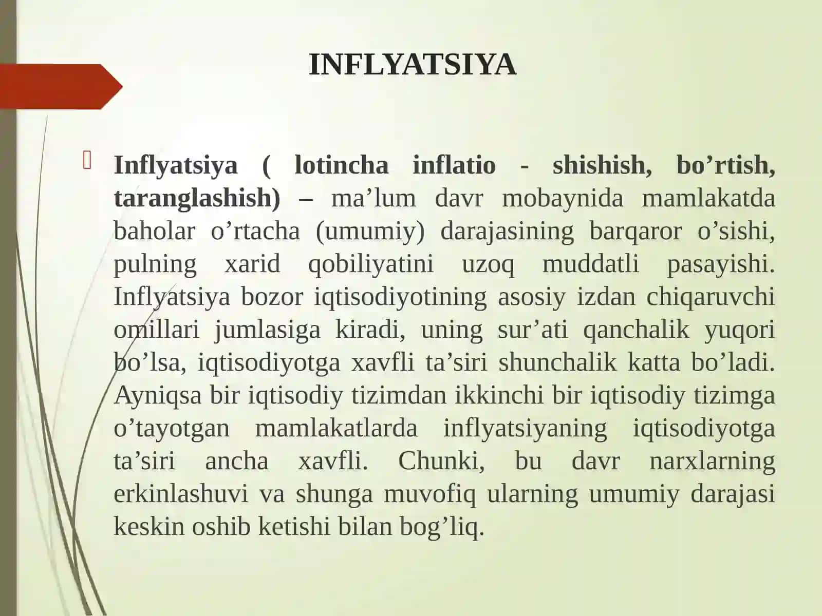 ISHSIZLIK VA INFLYATSIYA DARAJASINING IQTISODIY TAHLILI 3