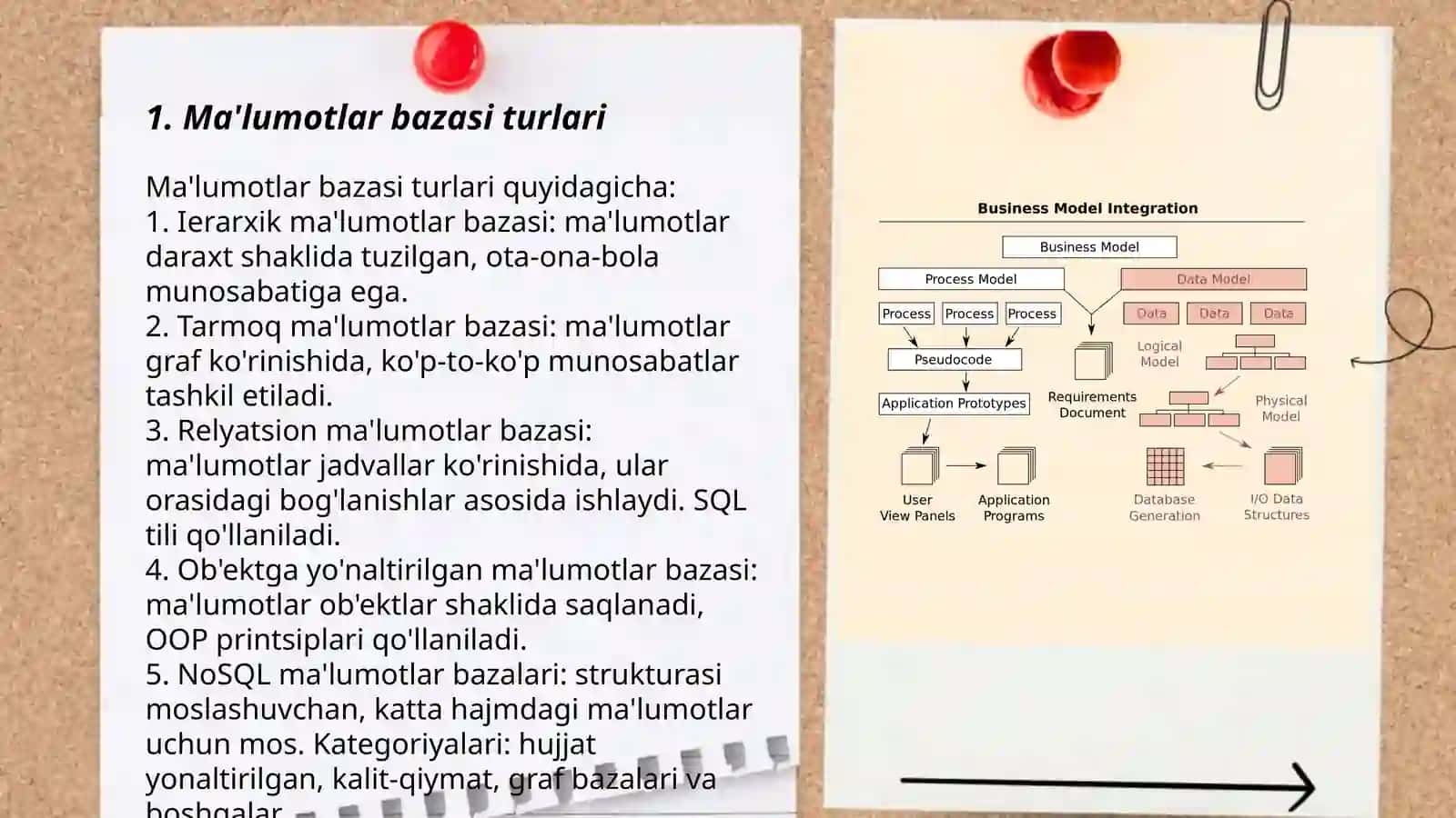 Ma'lumotlar bazasi turlari 3