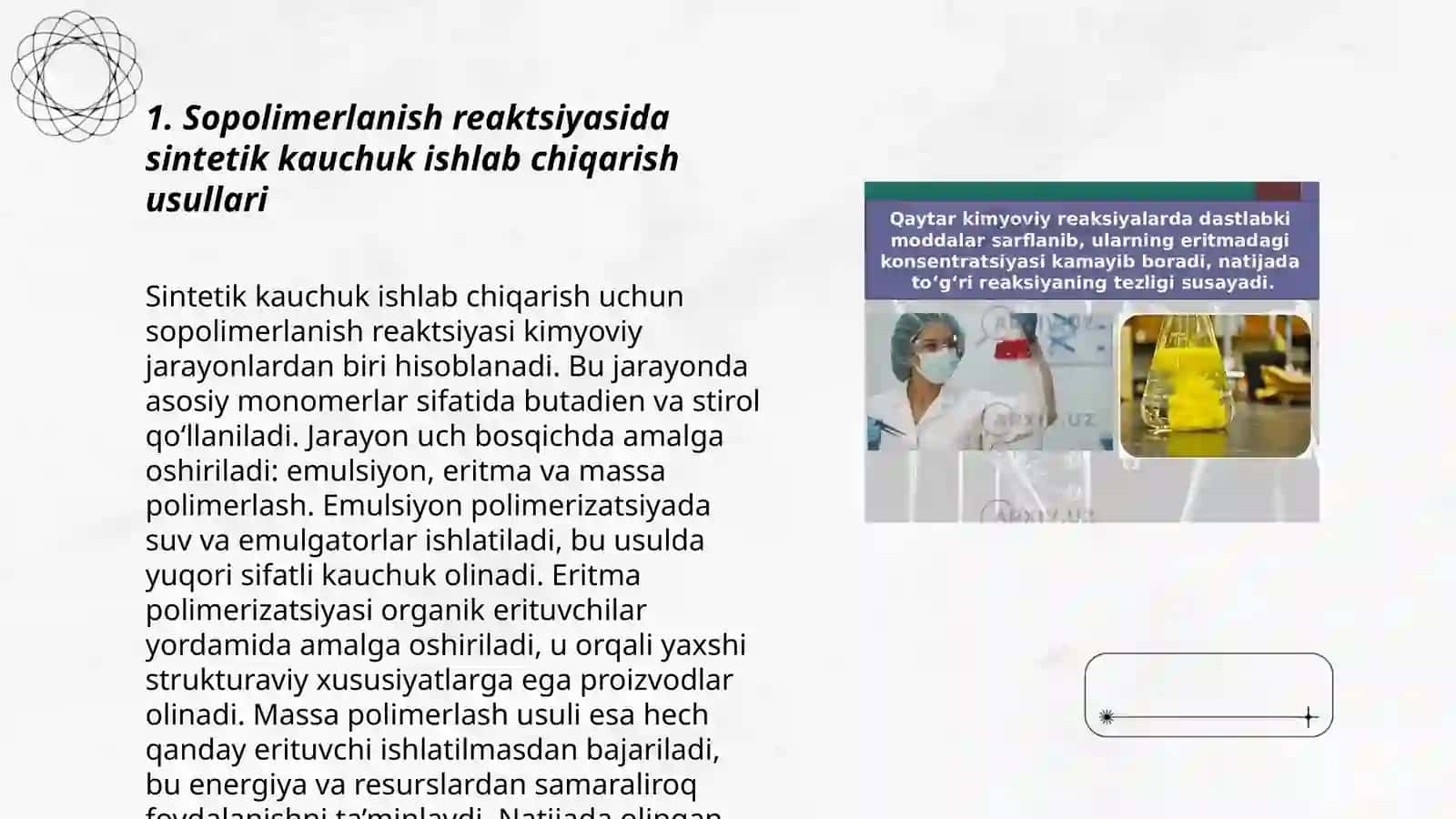 Sopolimerlanish reaksiyasi 3
