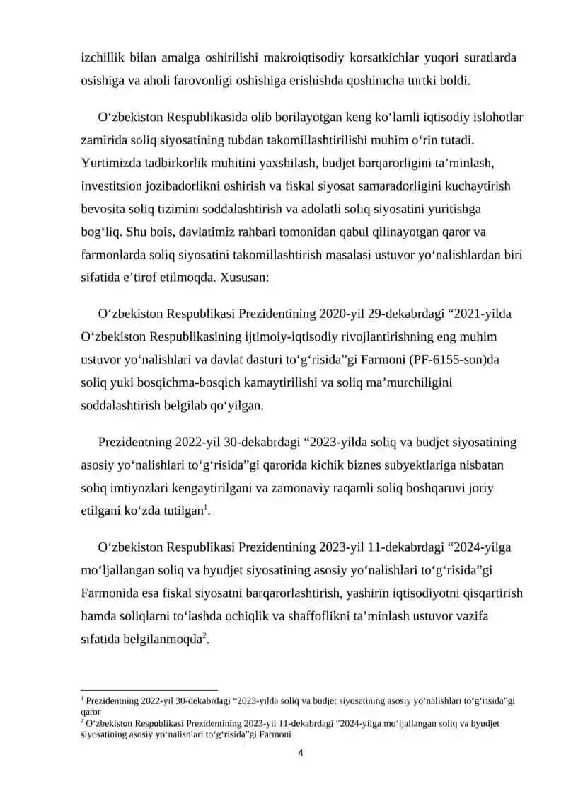 O’zbekiston Respublikasi Soliq tizimida olib borilayotgan soliq strategiyasi va taktikasi shuningdek unga ta‘sir etuvchi omillar 3