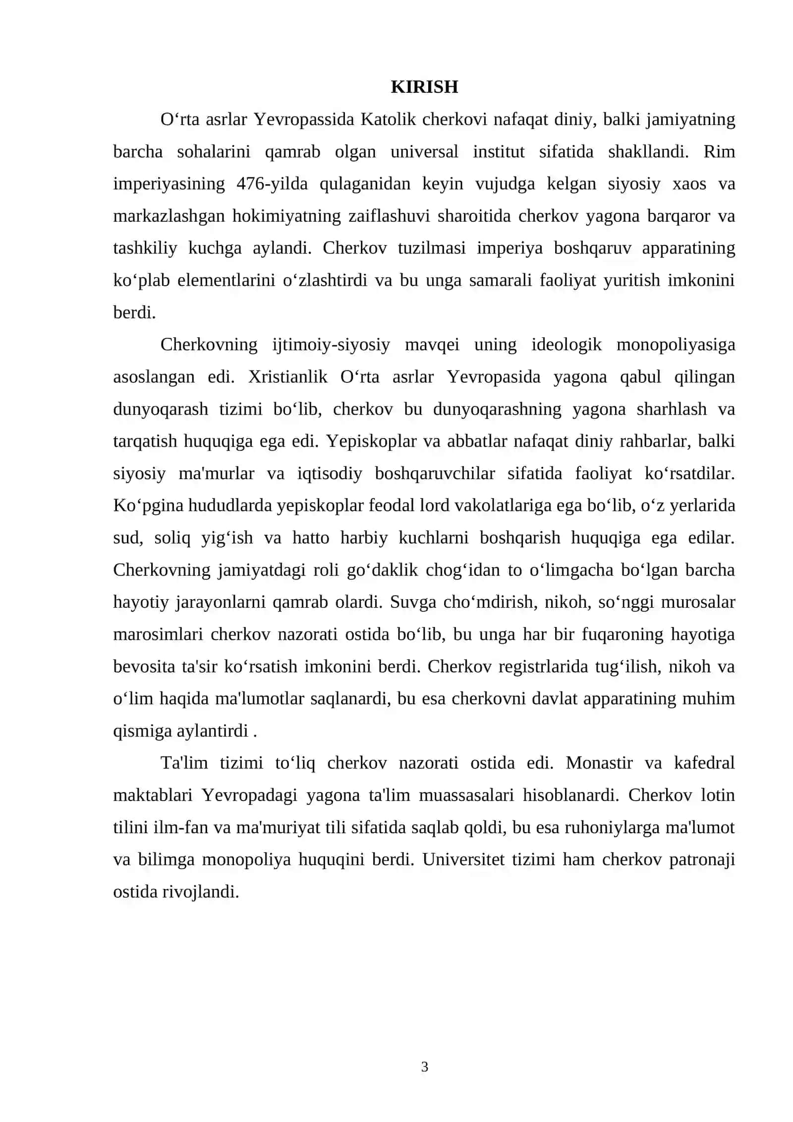 XVI – XVII asrlarda Katolik cherkovi 3