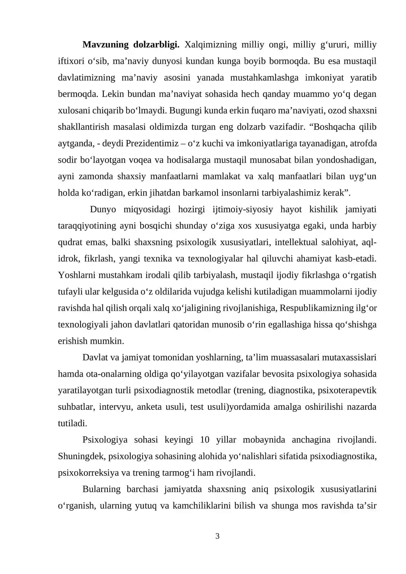 O'quvchilarning individual psixologik xususiyatlari psixodiagnostikasi temperamenti va xarakteri 3