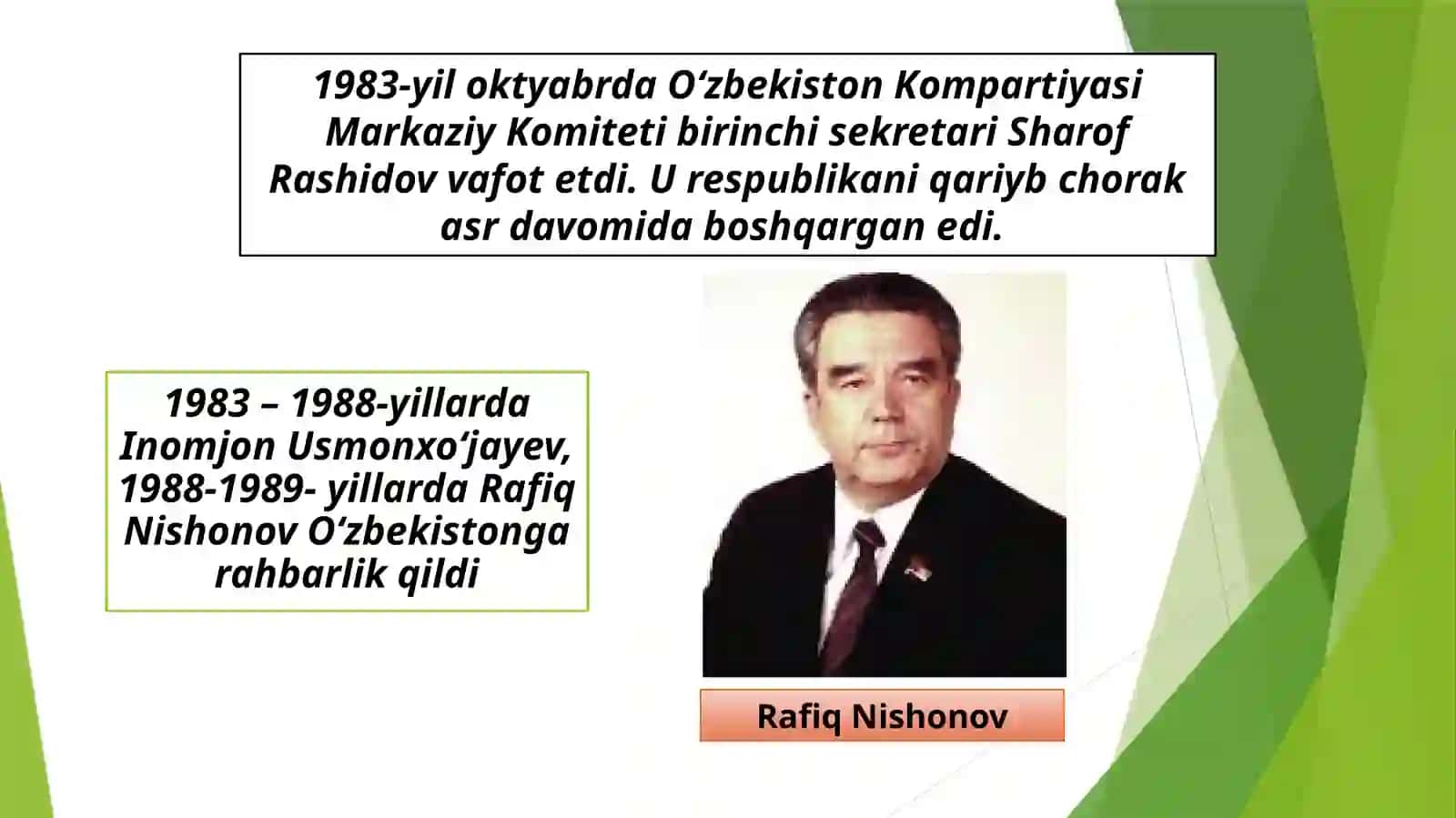 MUSTAQILLIKKA ERISHISH ARAFASIDA OʻZBEKISTONDAGI IJTIMOIY- SIYOSIY JARAYONLAR 3