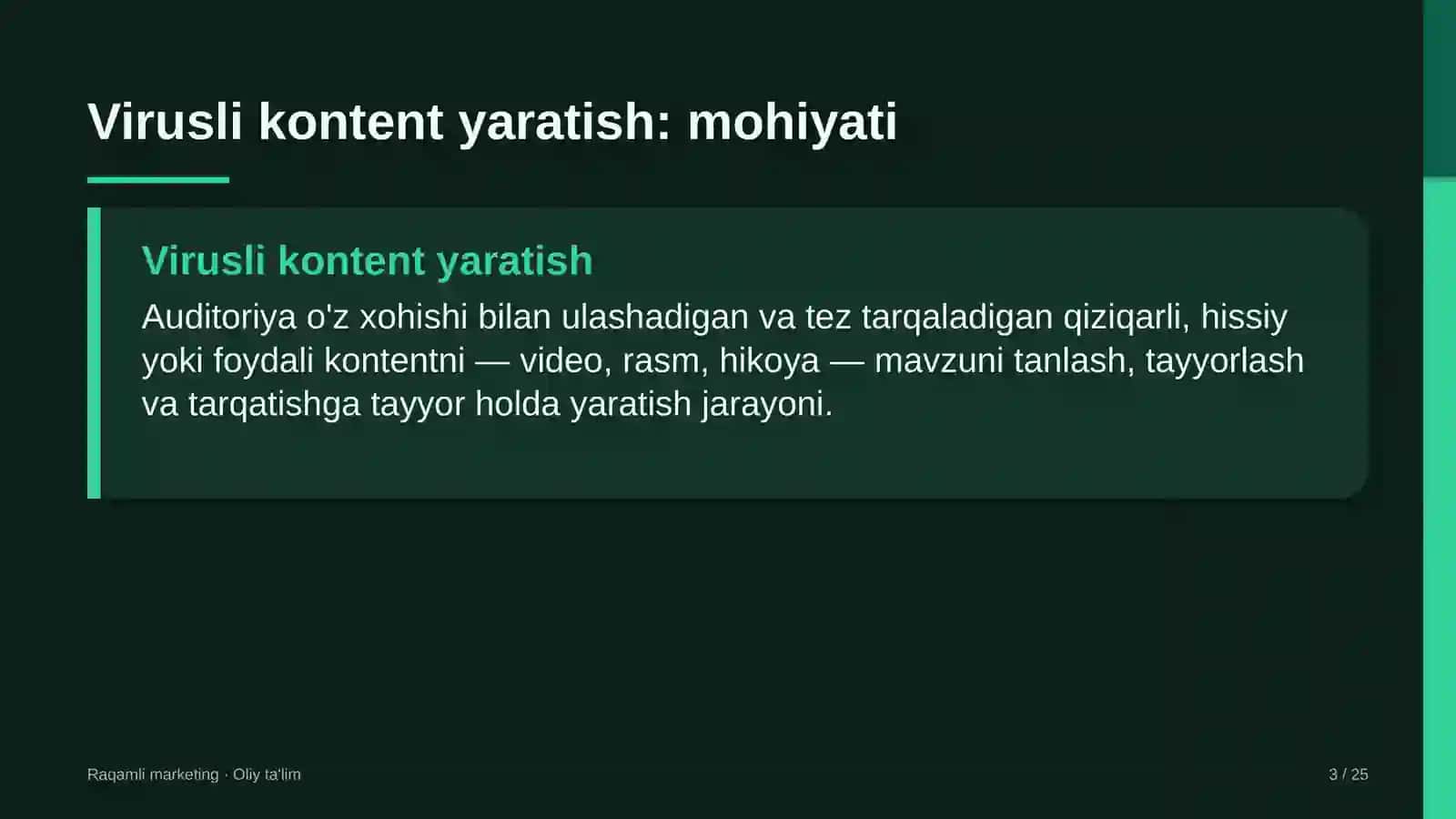 Ehtiyot qismlar do'konlarida virusli kontent yaratish 3