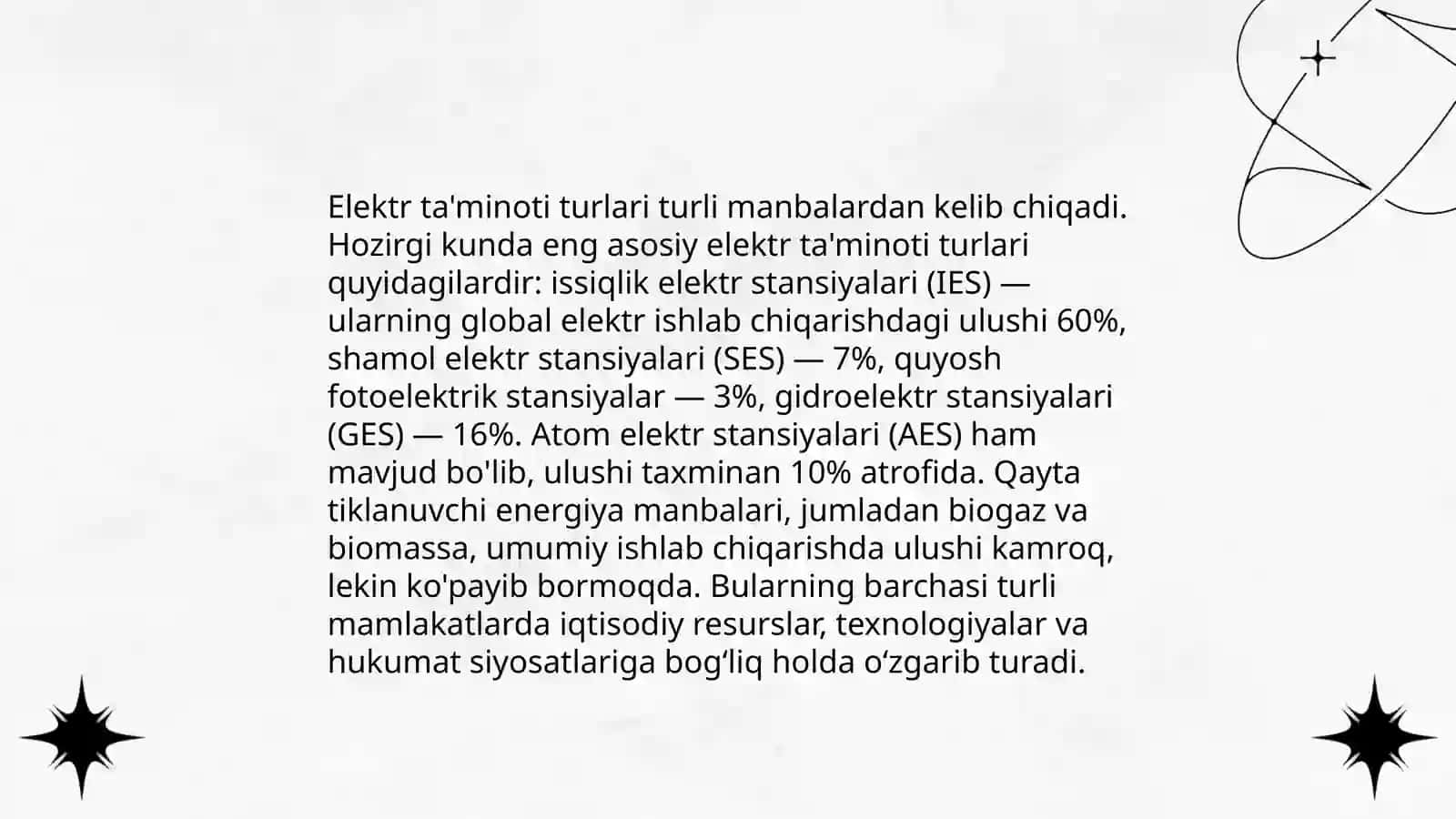 Elektr ta'minoti turlari 3