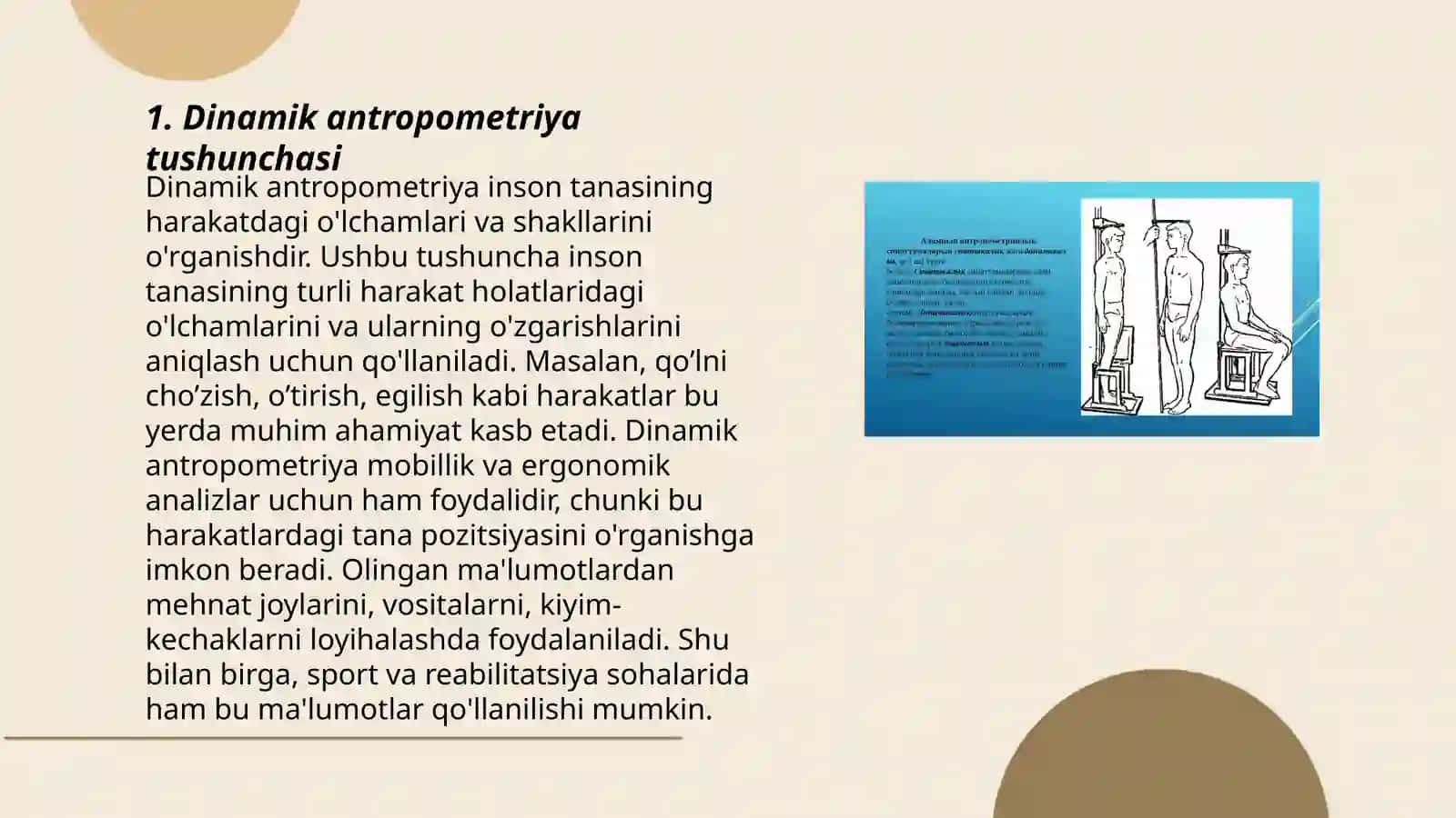 Dinamik antropometriya 3