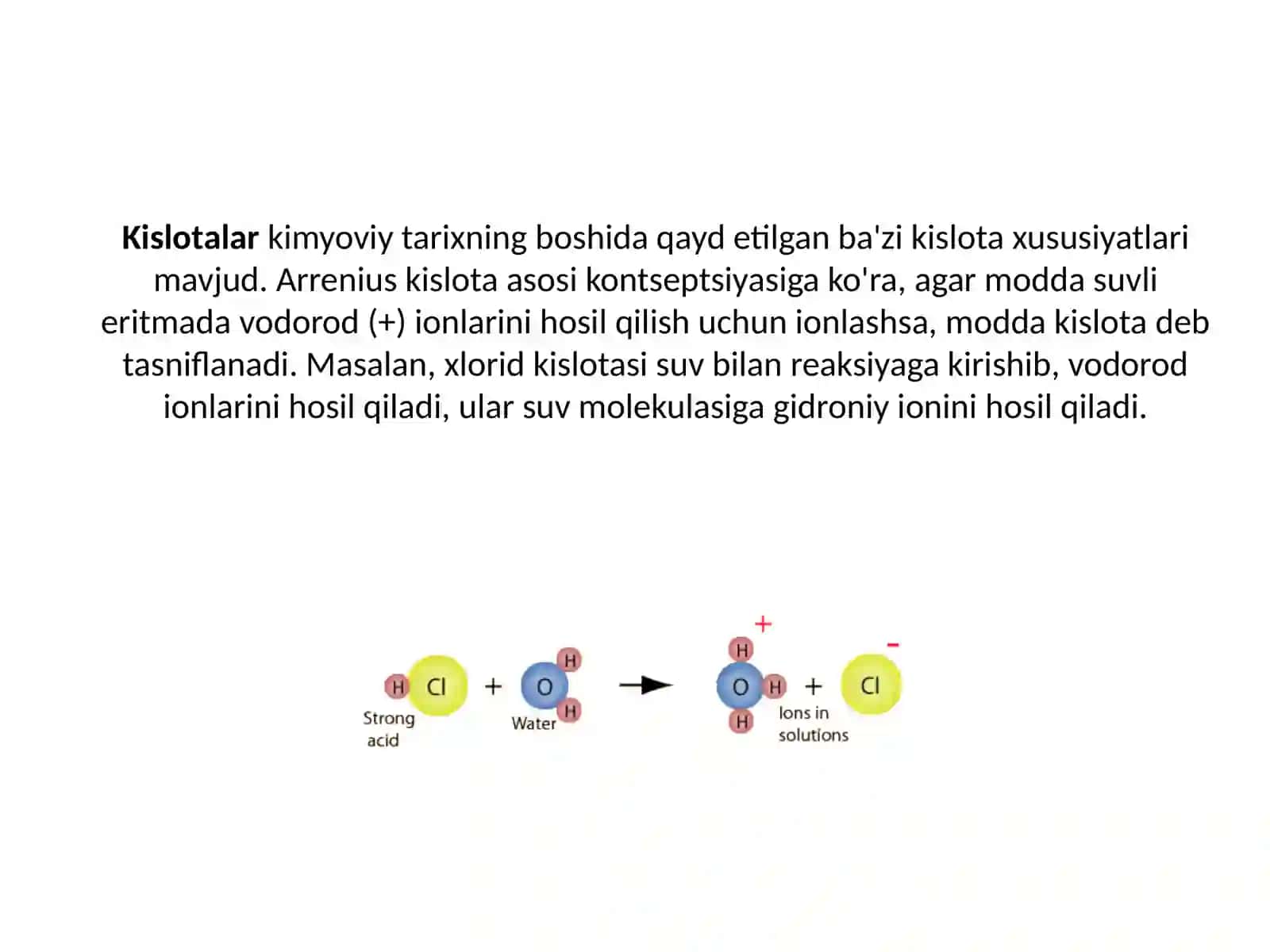 Kislotalar.  Ularni guruhlanishi  va  ularni  asosiy  farqlari‘’ 3
