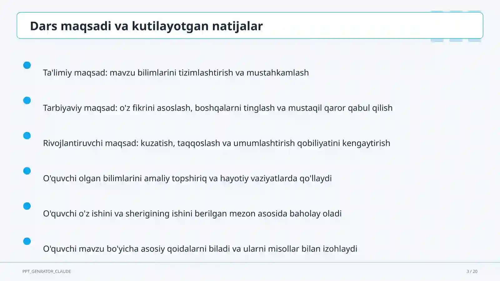 Loyihalash: g'oyadan mahsulotgacha (8-sinf) 3