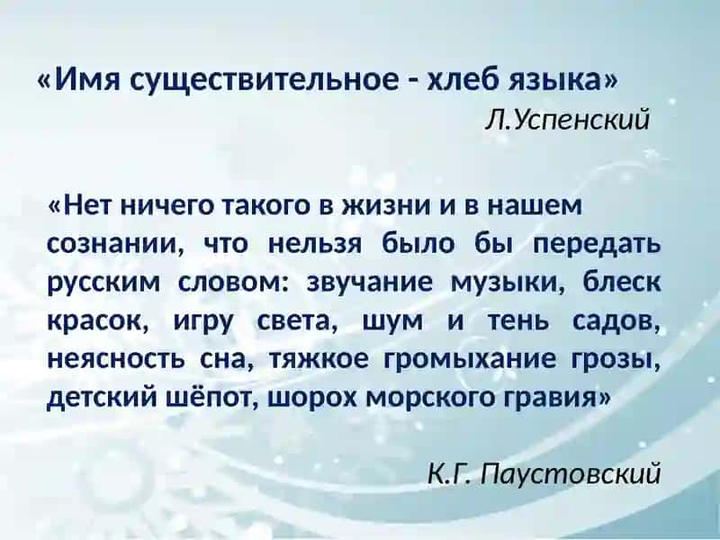 Морфология. Имя существительное как часть речи 3