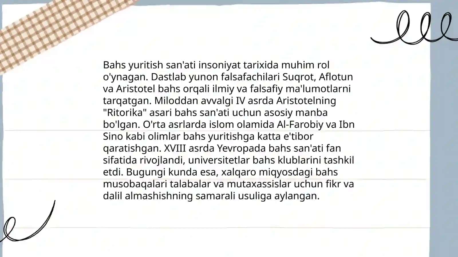 Bahs yuritish san'ati 3