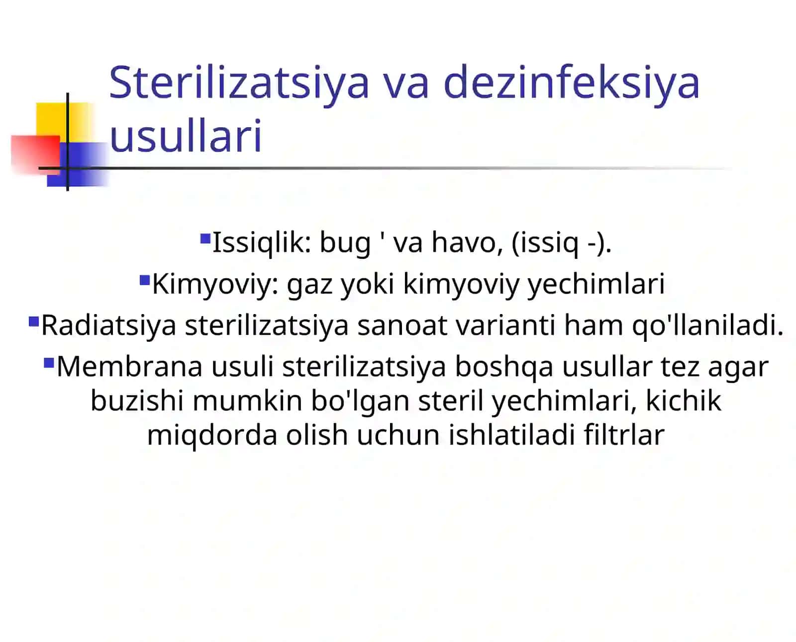 Tashqi muhit omillarini o’rganish. Antibiotiklar 3