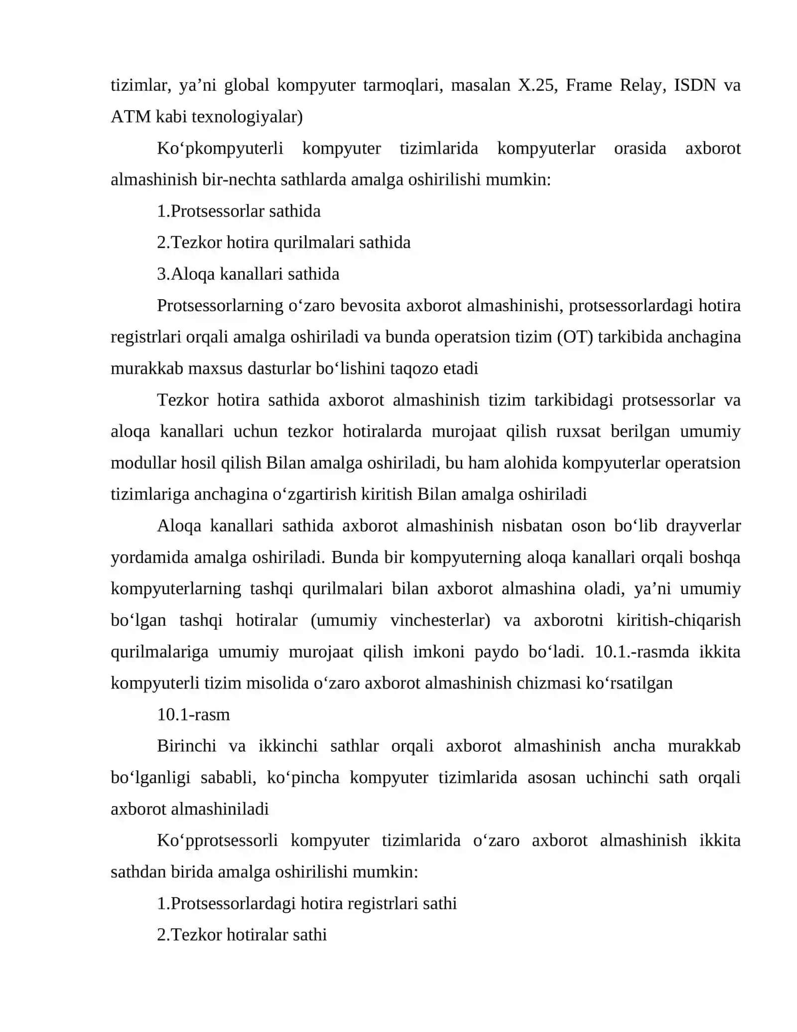 Kompyuter tizimlari va tarmoqlari hisoblash vositalari 3