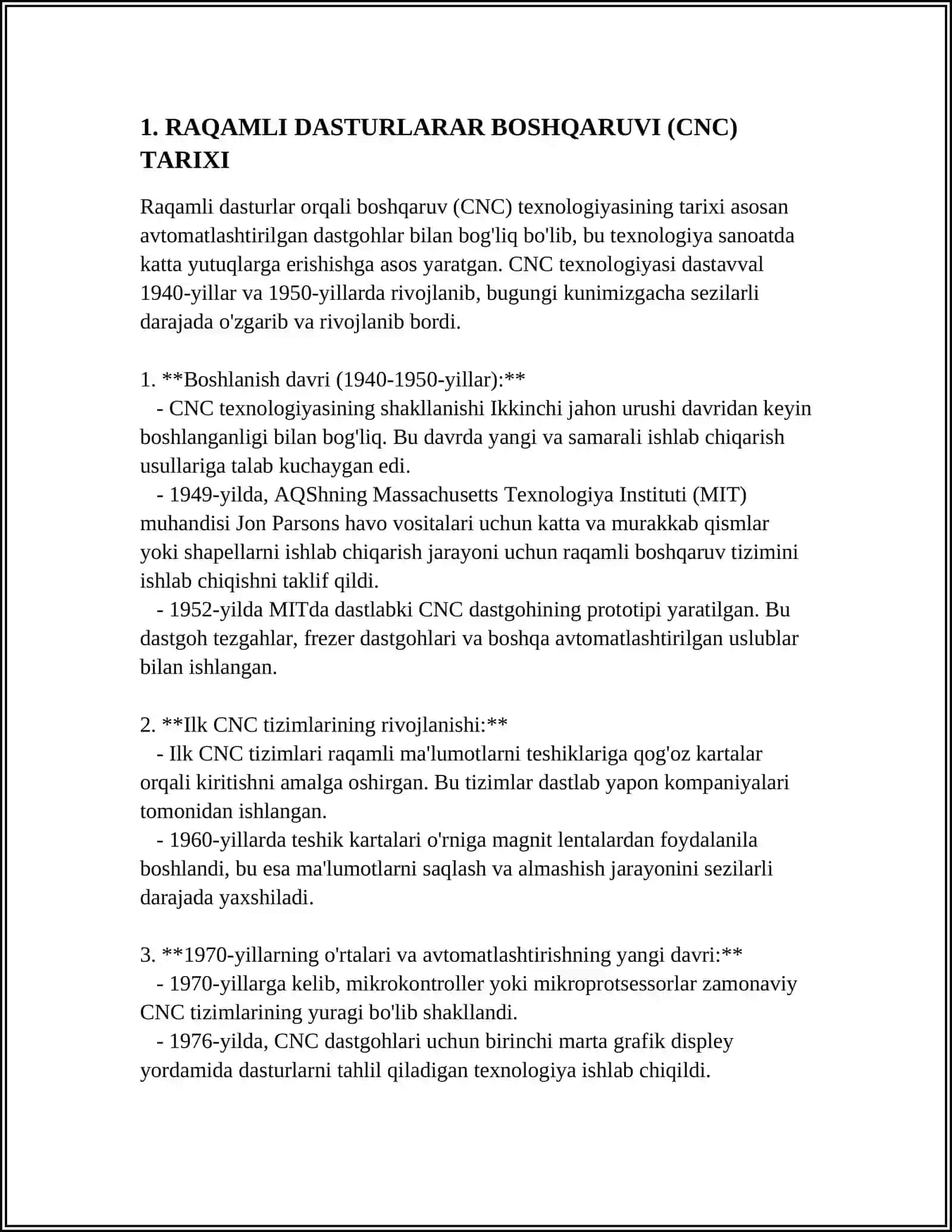 RAQAMLI DASTURLI BOSHQARILADIGON STANOKLAR 3