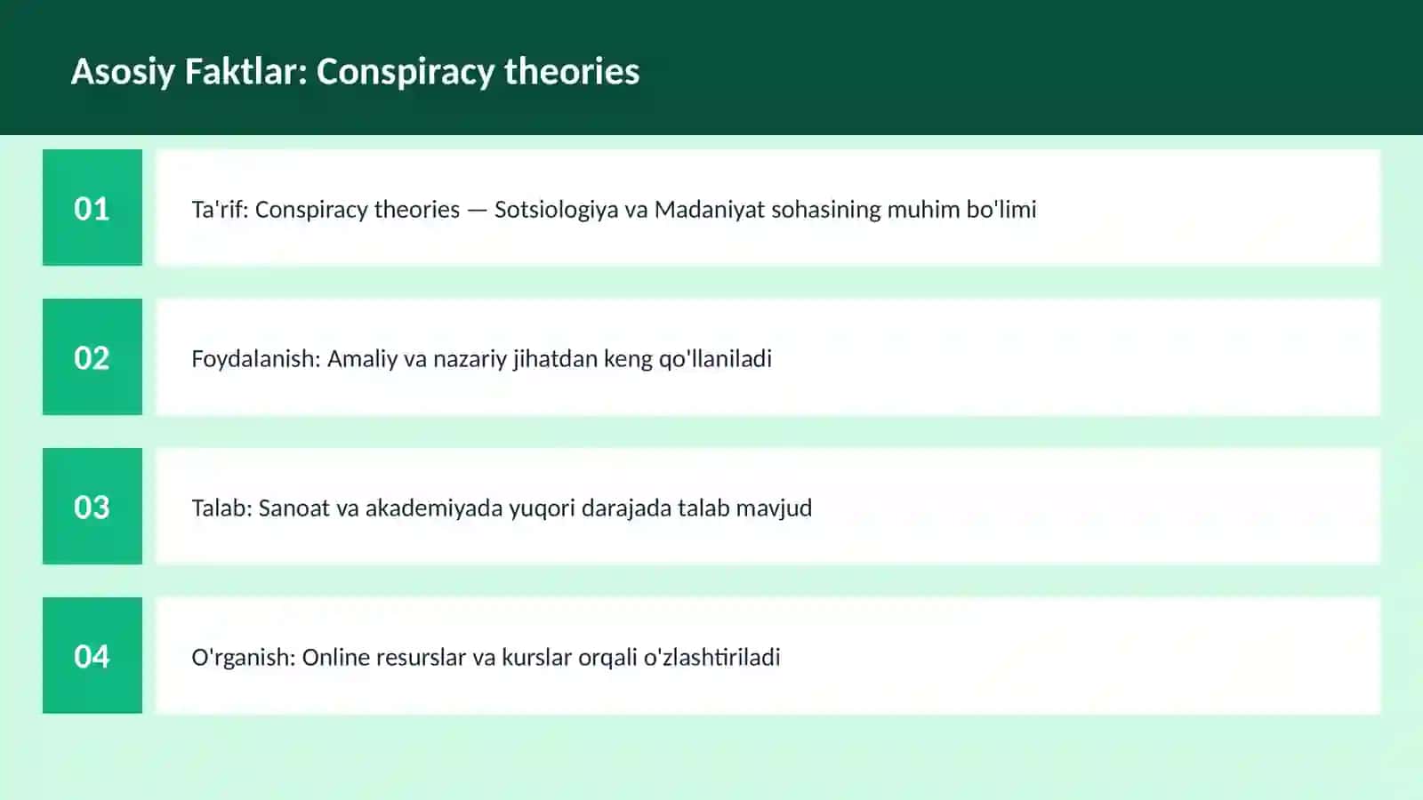 Conspiracy theories 3