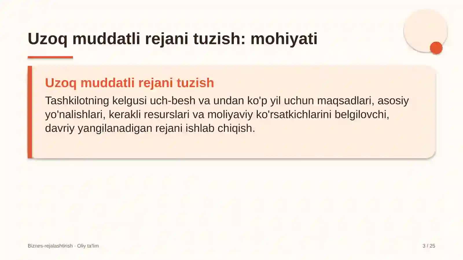 Yangiliklar saytlarida uzoq muddatli rejani tuzish 3