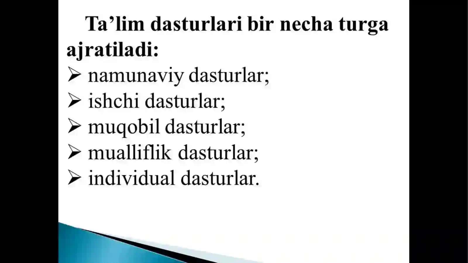 Taʼlim metodlari 3