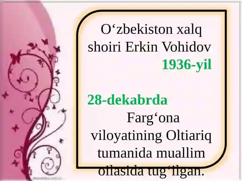 ERKIN VOHIDOV 3