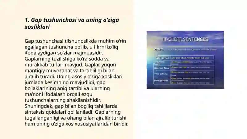 Gap haqida maʼlumot 3