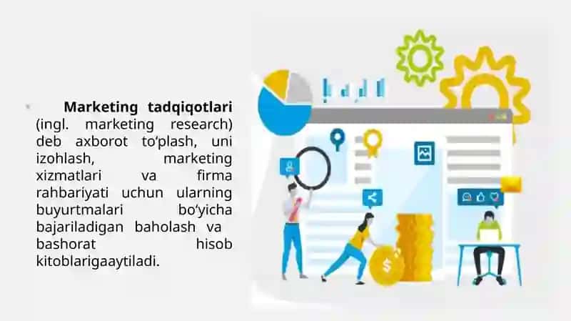 Marketing tadqiqotlarini tashkil etish 3