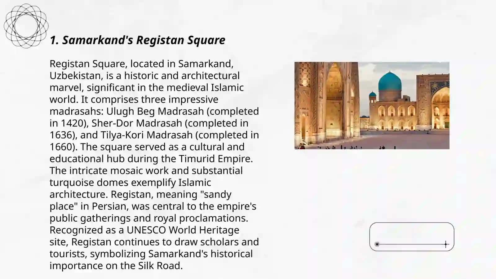 Samarkand's Registan Square 3