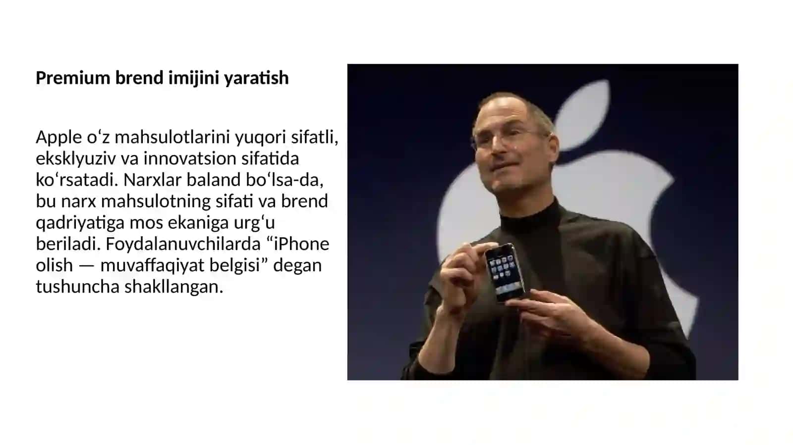 Apple kampaniyasi va uning marketingi haqida 3